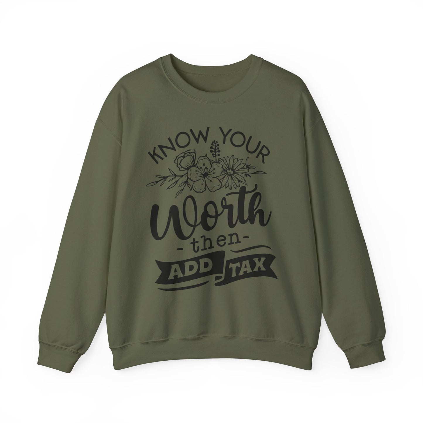 Know Your Worth Crewneck Sweatshirt