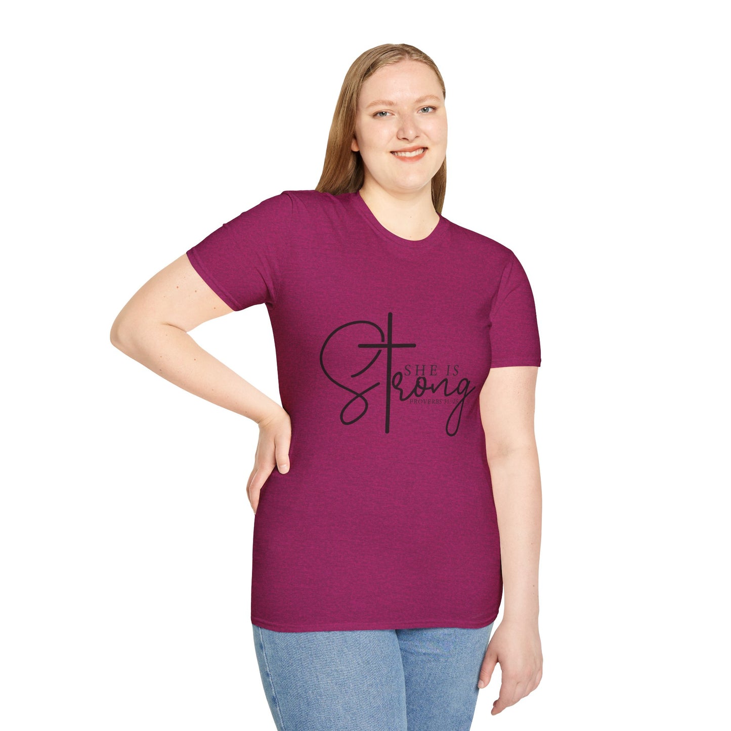 She Is Strong Softstyle T-Shirt