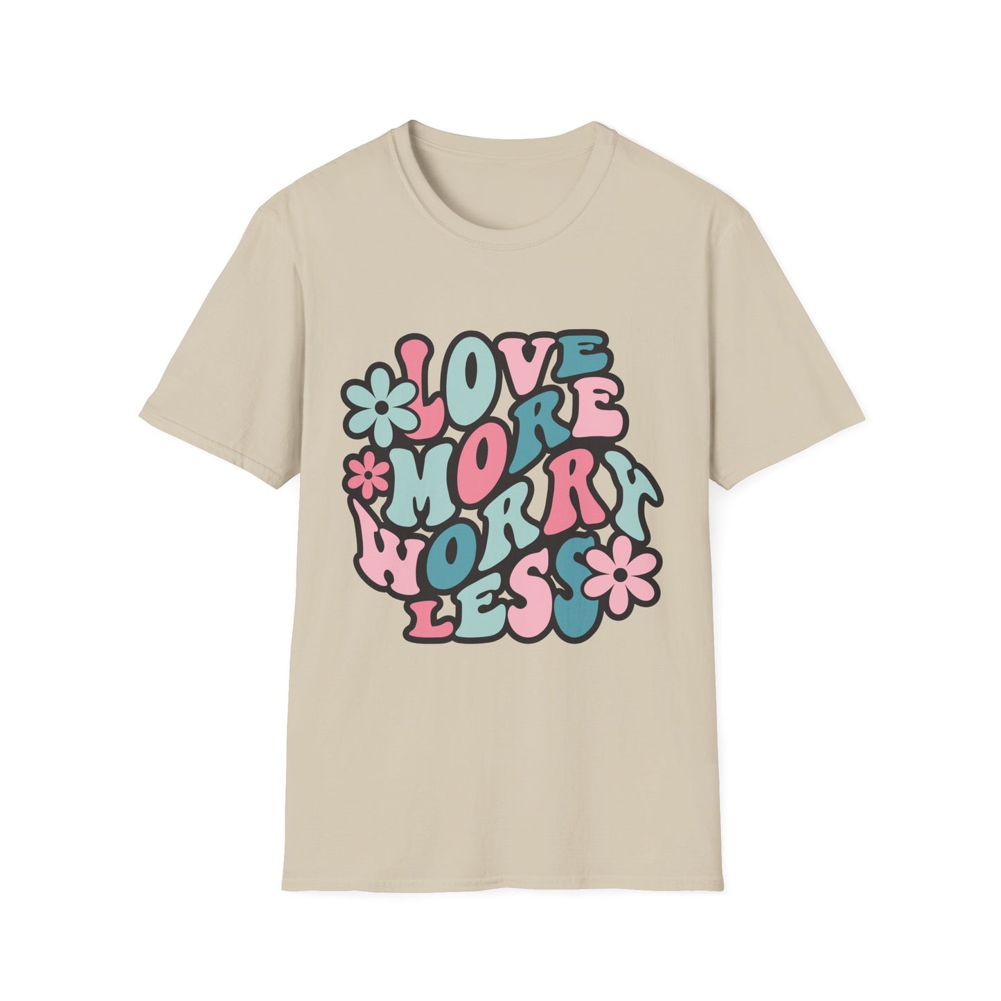 Love More Worry Less Softstyle T-Shirt