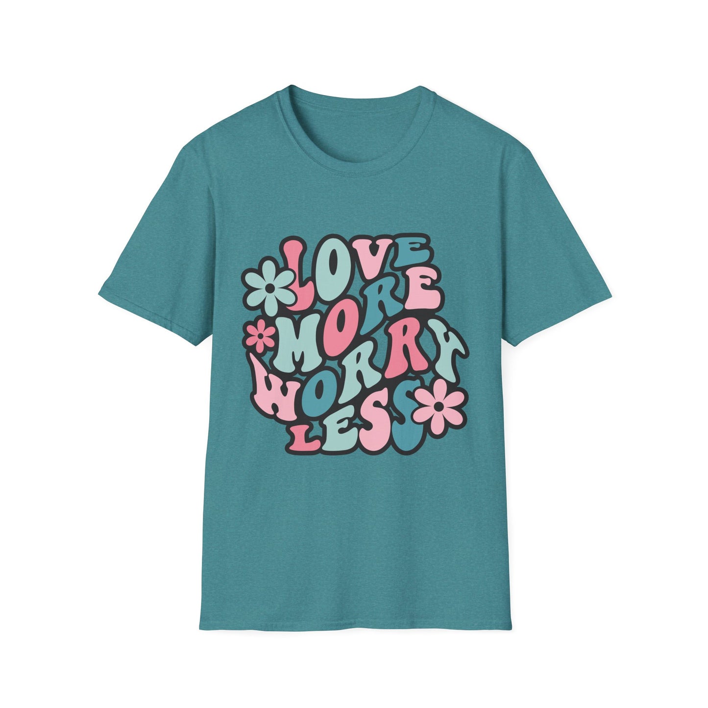 Love More Worry Less Softstyle T-Shirt