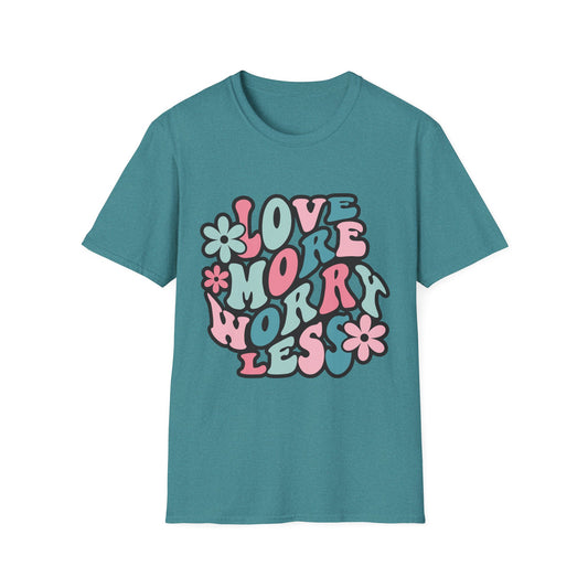 Love More Worry Less Softstyle T-Shirt