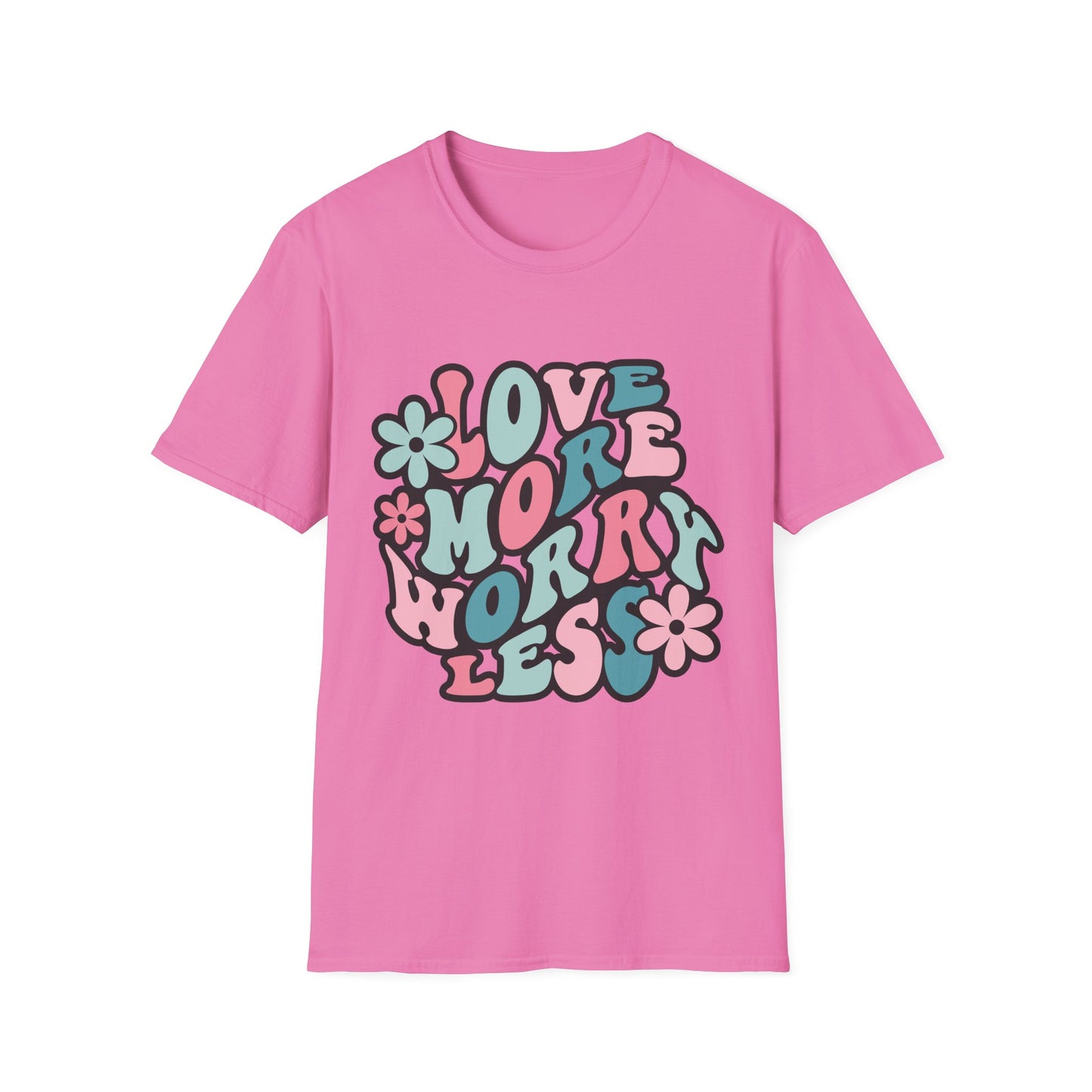 Love More Worry Less Softstyle T-Shirt